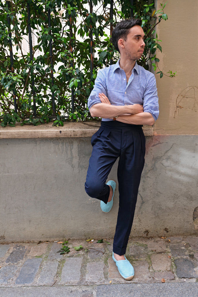 Les espadrilles Naturelles Cyan