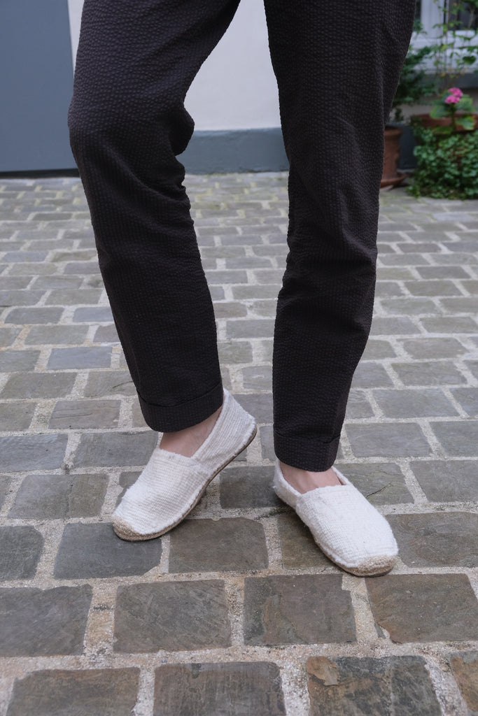 Les espadrilles Naturelles Ivoire
