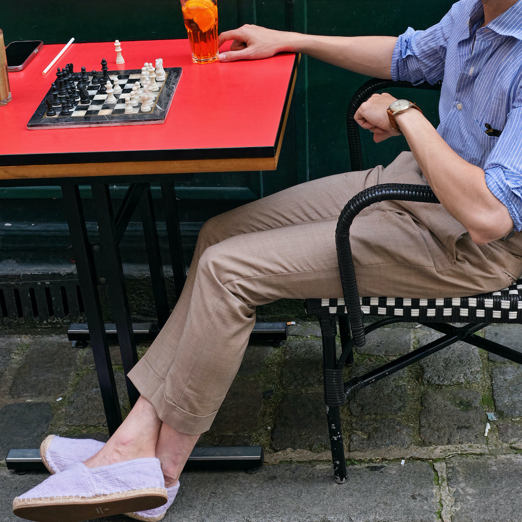 Les espadrilles Naturelles Parme