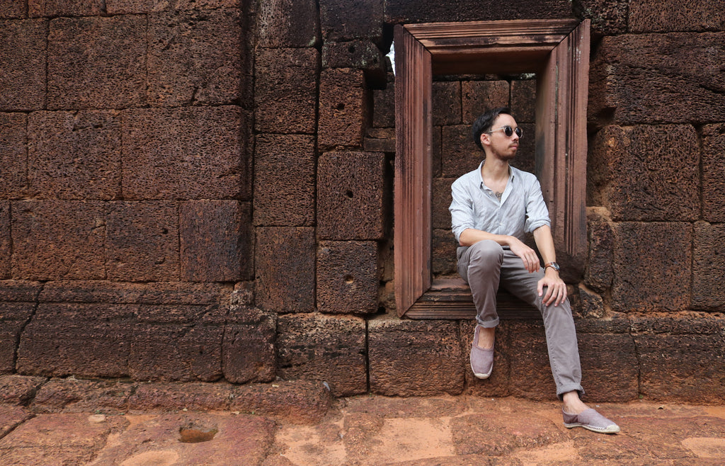 Les espadrilles Diamond Bordeaux