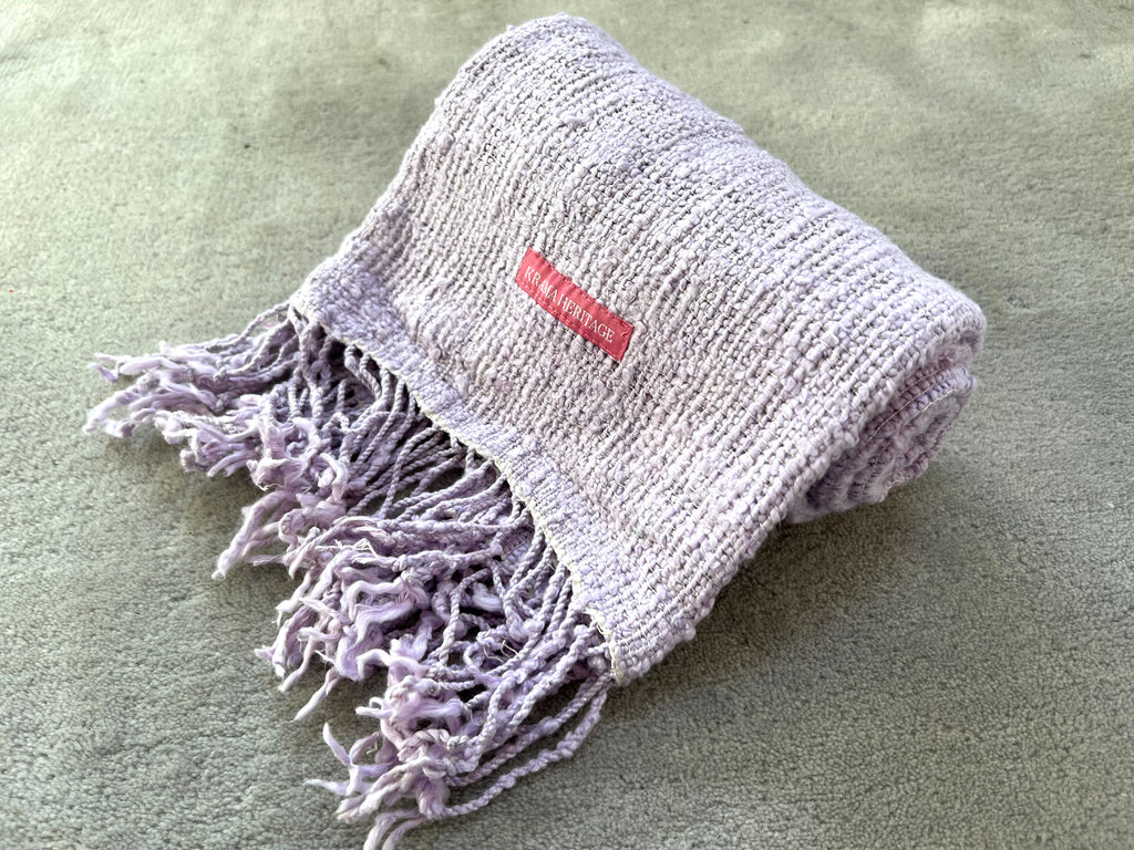 Le Krama Naturel Parme dans son écrin en feuille de palmier - Femme