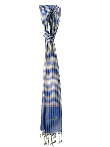 Le Krama Campagnard Bleu Roi