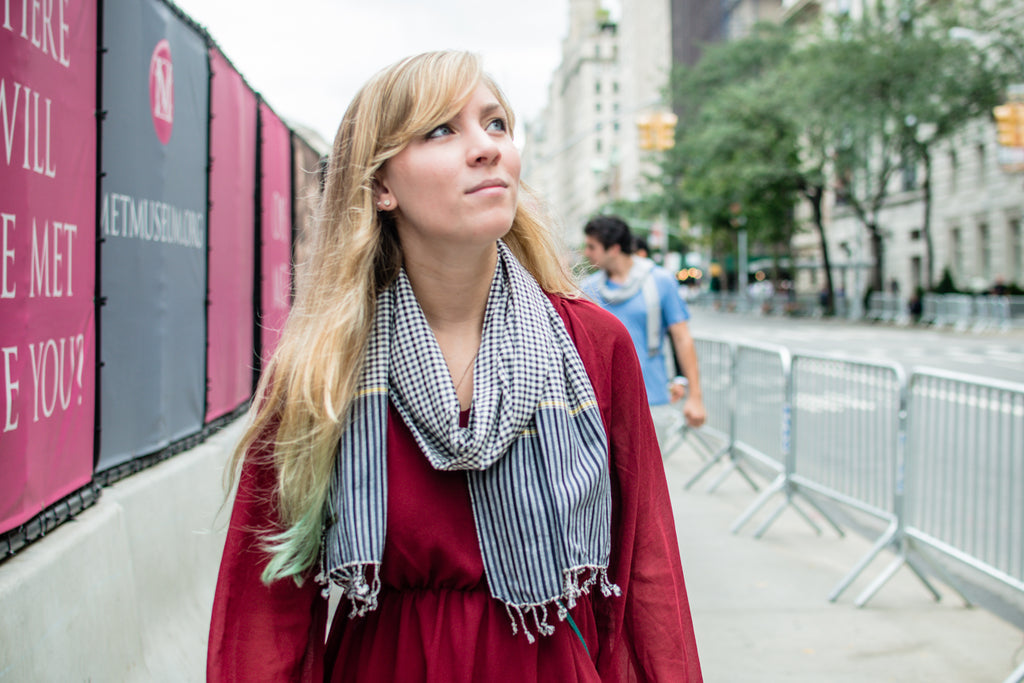 Le Krama Campagnard Bleu Marine