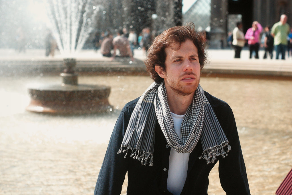 Le Krama Campagnard Bleu Marine