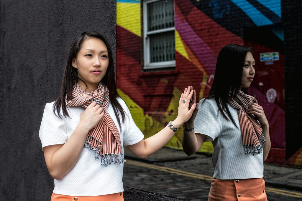 Le Krama Campagnard Orange