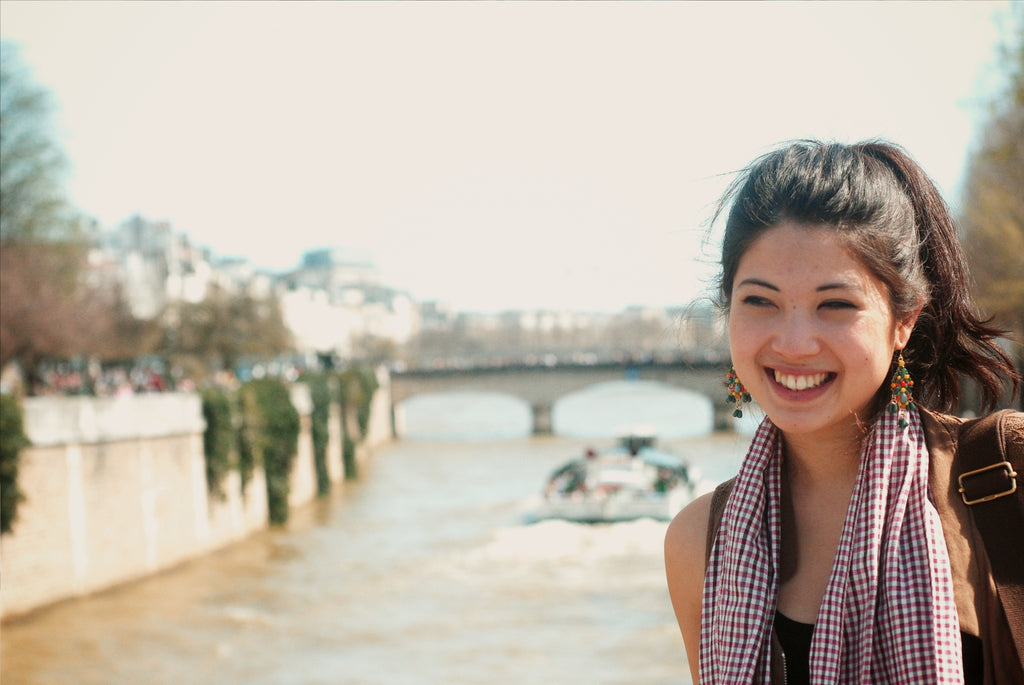 Le Krama Campagnard Rose