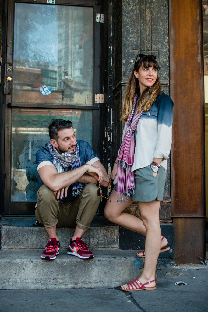 Le Krama Campagnard Rose