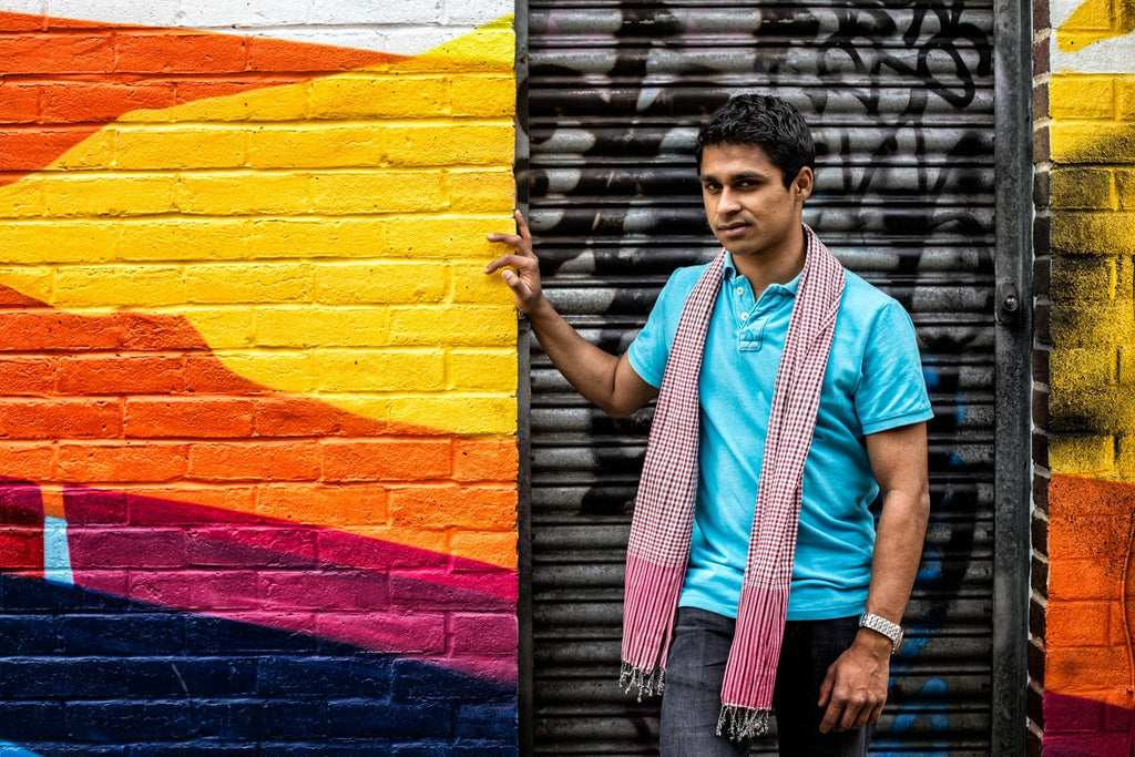 Le Krama Campagnard Rose