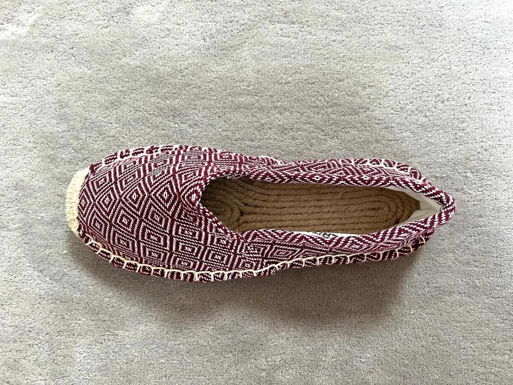 Les espadrilles Diamond Bordeaux