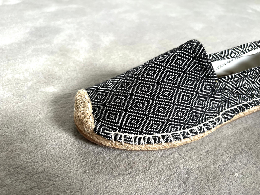 Les espadrilles Diamond Noir Ebène