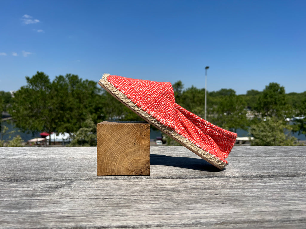 Les espadrilles Diamond Orange Corail