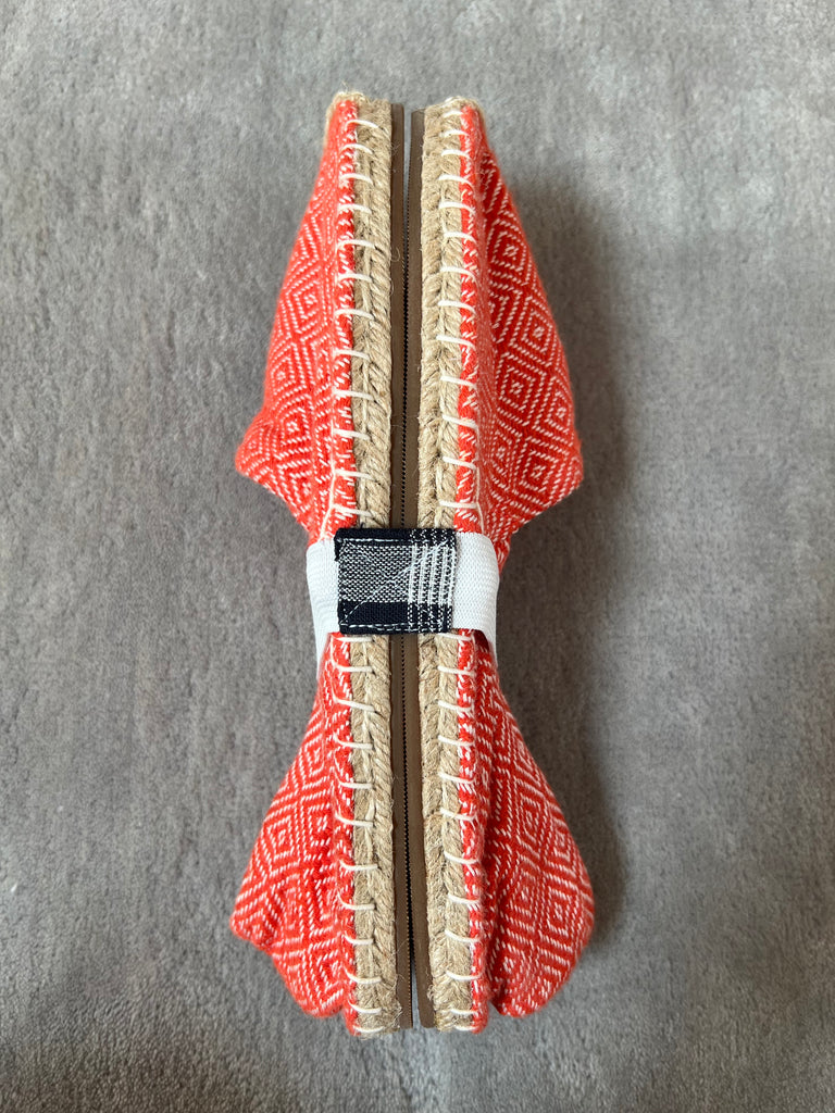 Les espadrilles Diamond Orange Corail