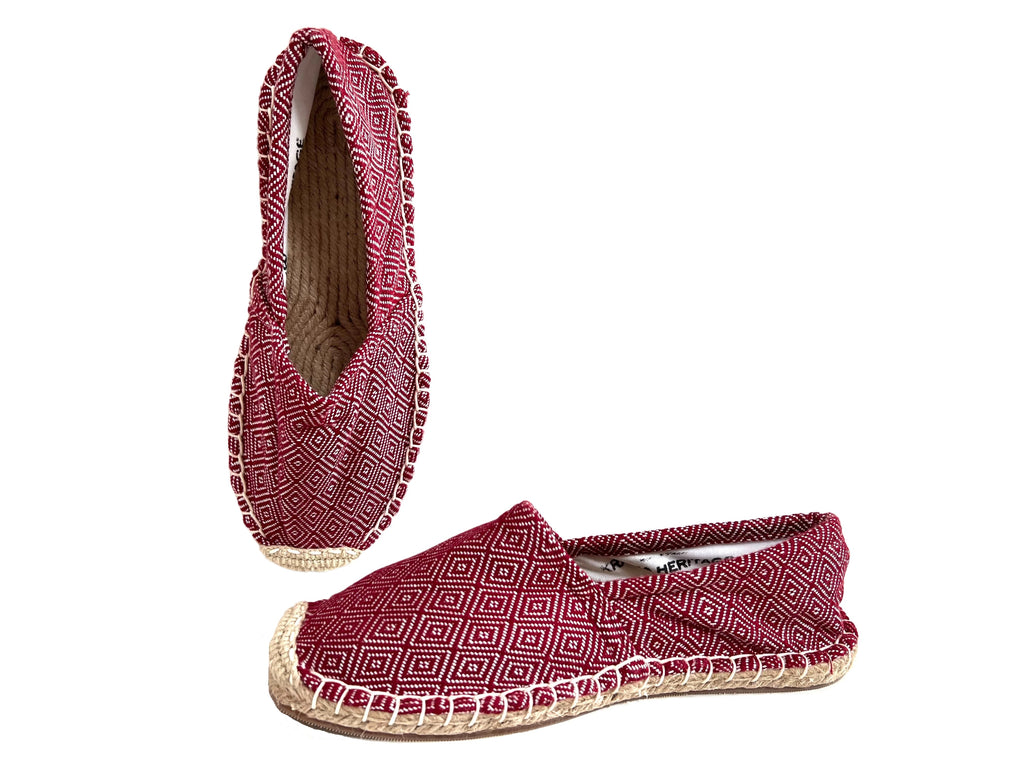 Les espadrilles Diamond Rouge Brique