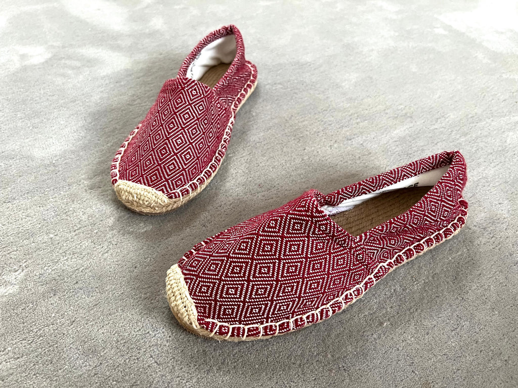 Les espadrilles Diamond Rouge Brique