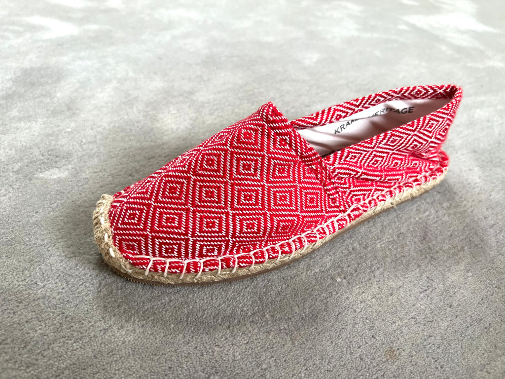 Les espadrilles Diamond Rouge Coquelicot