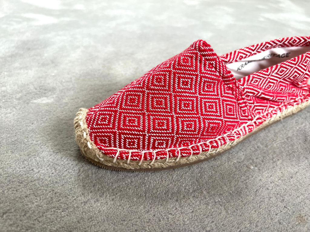 Les espadrilles Diamond Rouge Coquelicot