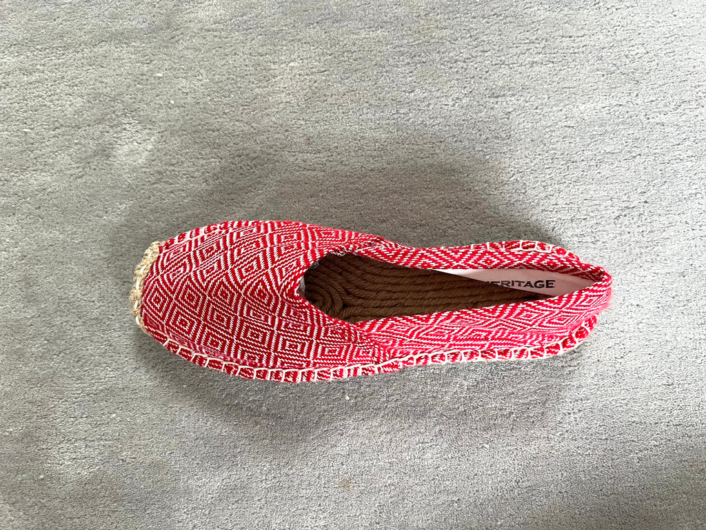 Les espadrilles Diamond Rouge Coquelicot