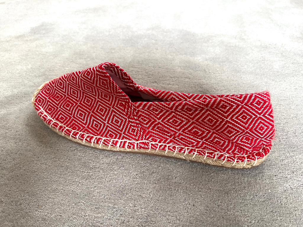 Les espadrilles Diamond Rouge Coquelicot