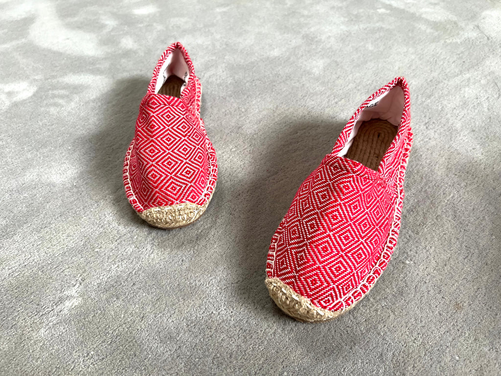 Les espadrilles Diamond Rouge Coquelicot