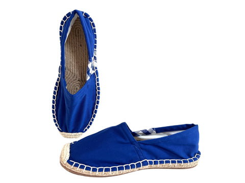 Les espadrilles Krama Bleues