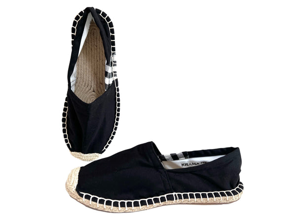 Les espadrilles Krama Noires