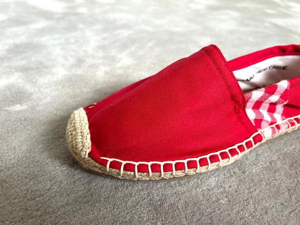 Les espadrilles Krama Rouge