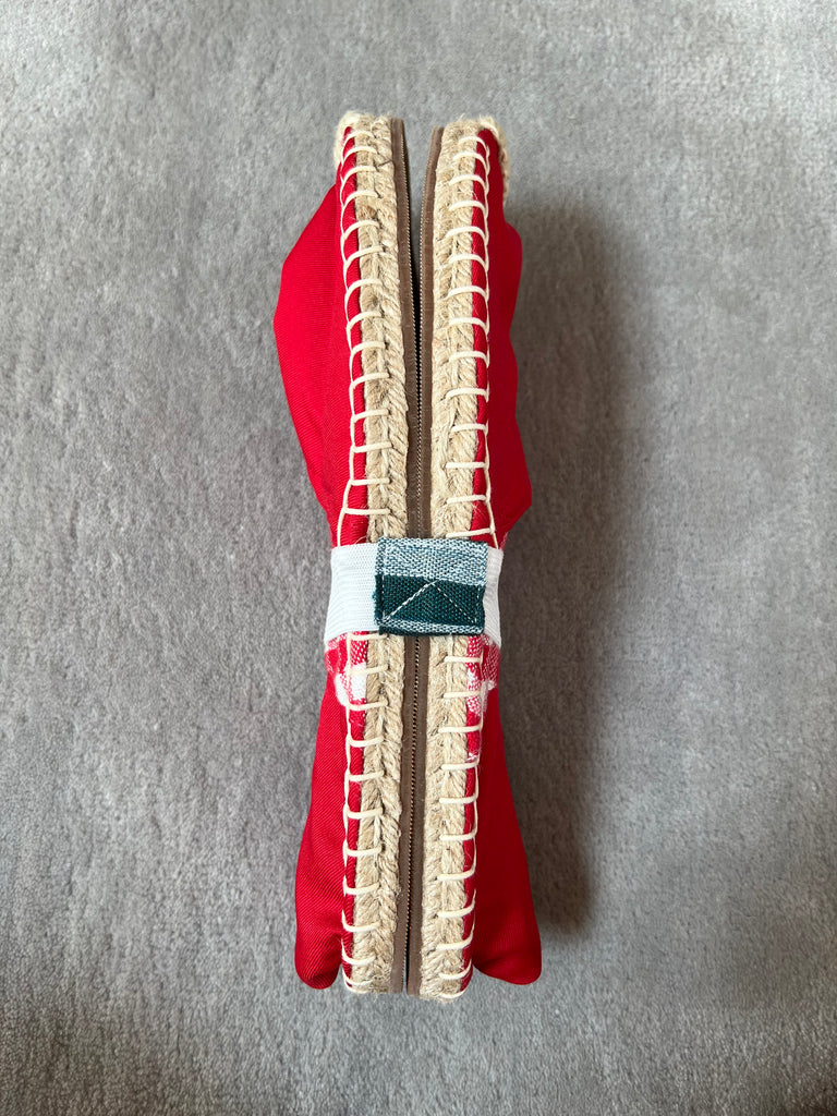 Les espadrilles Krama Rouge