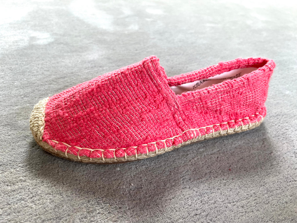 Les espadrilles Naturelles Framboise