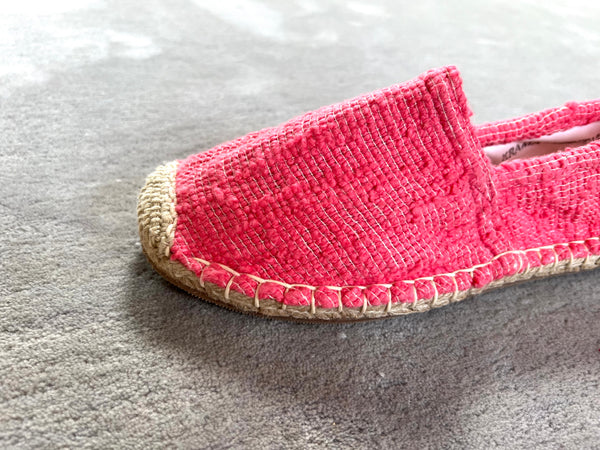 Les espadrilles Naturelles Framboise
