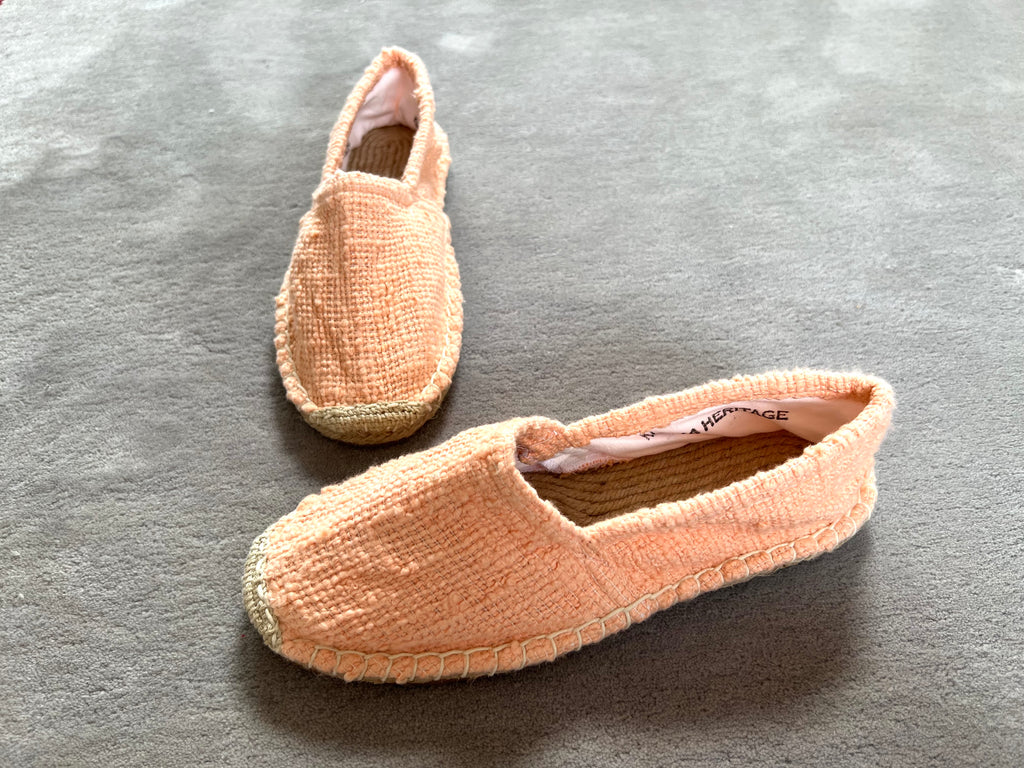 Les espadrilles Naturelles Pêche