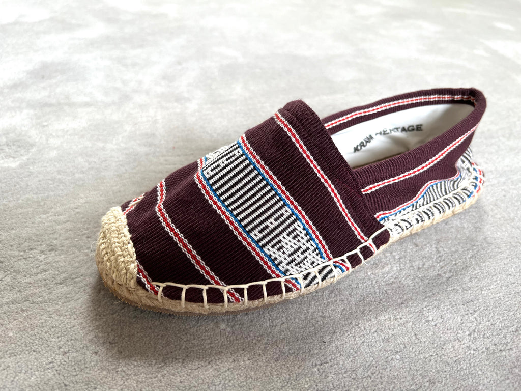 Les espadrilles Ratanakiri Bordeaux