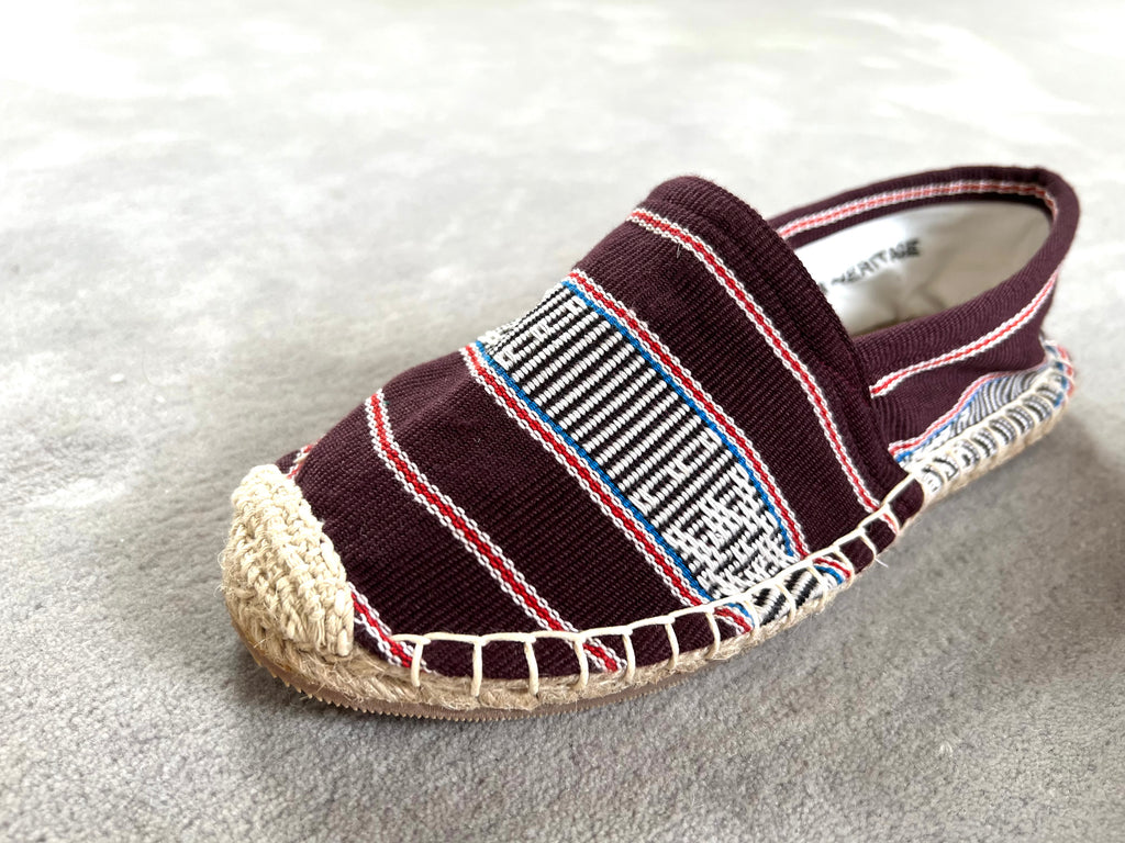 Les espadrilles Ratanakiri Bordeaux