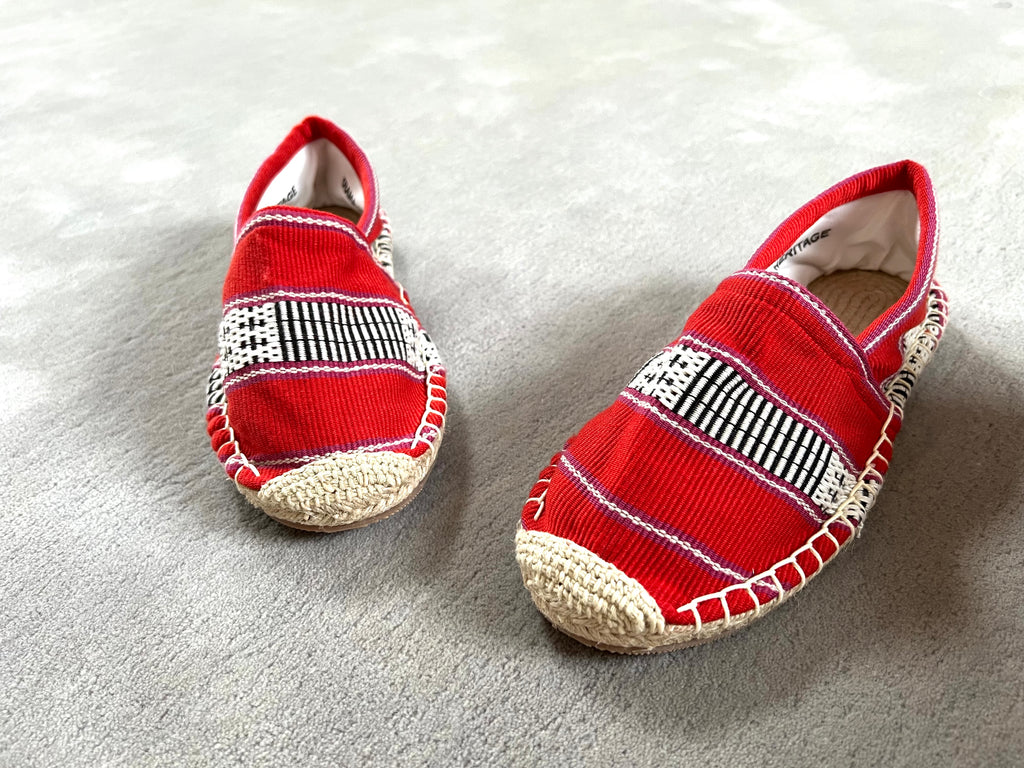 Les espadrilles Ratanakiri Coquelicot