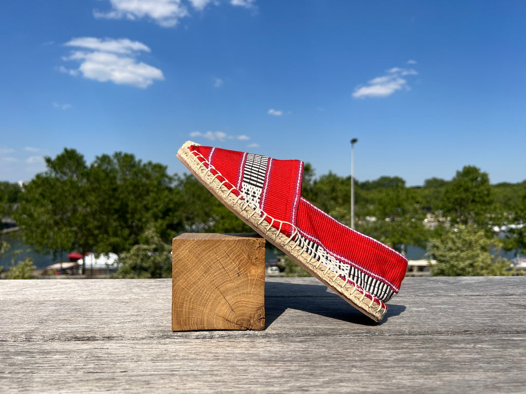 Les espadrilles Ratanakiri Coquelicot