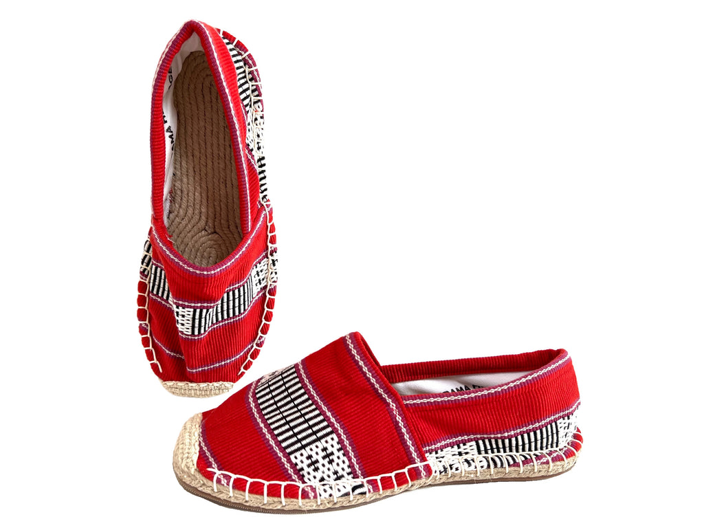 Les espadrilles Ratanakiri Coquelicot