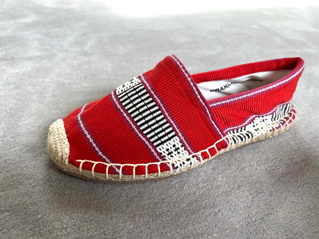 Les espadrilles Ratanakiri Coquelicot