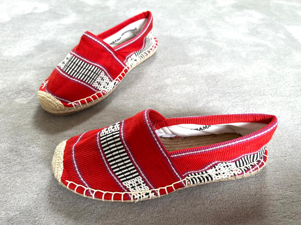 Les espadrilles Ratanakiri Coquelicot