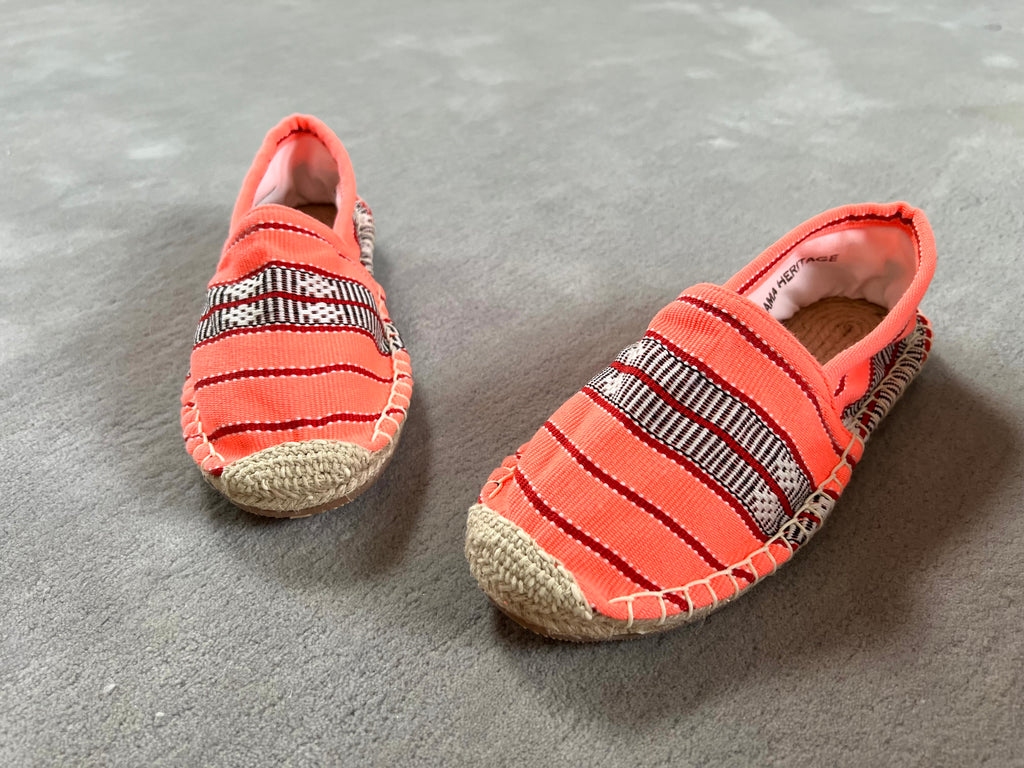 Les espadrilles Ratanakiri Saumon