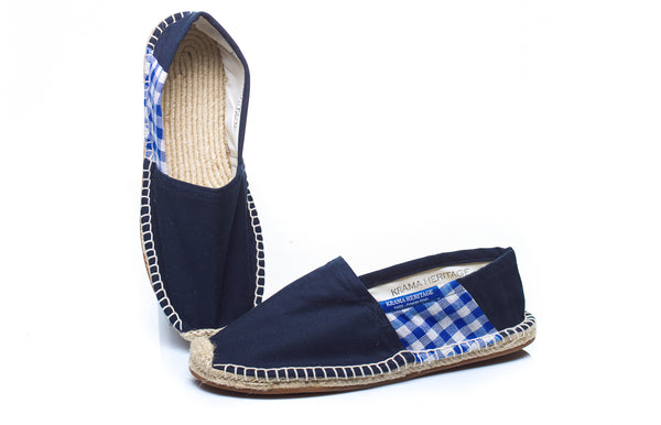 Les espadrilles Krama Bleu Marine