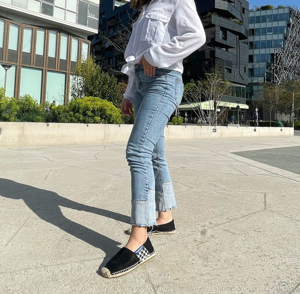Les espadrilles Krama Noire Réglisse