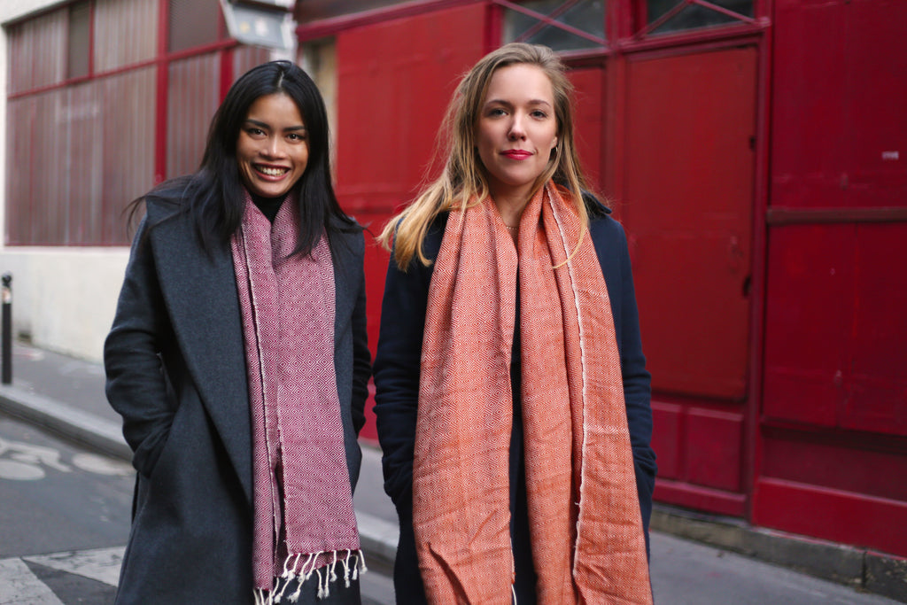 Le Krama Chaud Beige Ocre