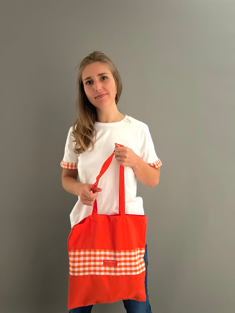 Le T-shirt Krama + le Krabag Orange
