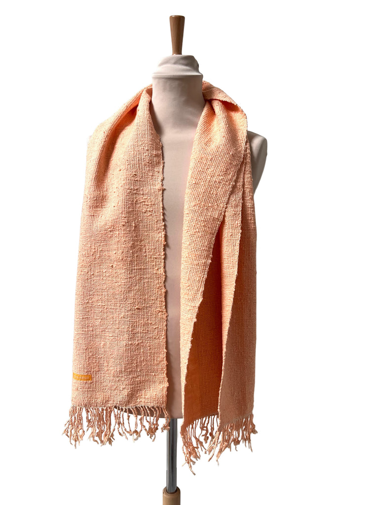 Le Krama Naturel Pêche dans son écrin en feuille de palmier - Femme