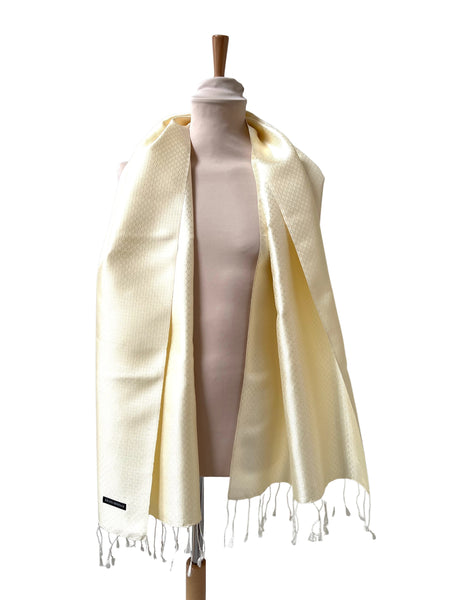 Le Krama Jasmin Perle dans son écrin en feuille de palmier - Femme