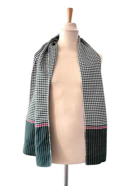 Le Krama Origine Olive dans son écrin en feuille de palmier - Femme