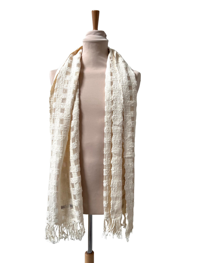 Le Krama Naturel Nuage dans son écrin en feuille de palmier - Homme