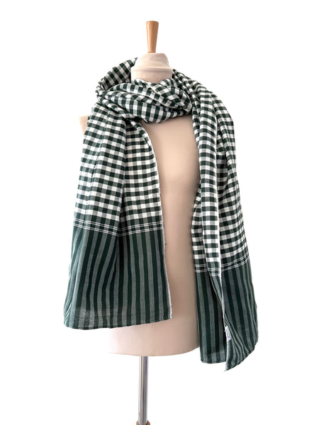 Le Krama Pop Vert 3 Tours dans son écrin en feuille de palmier - Homme