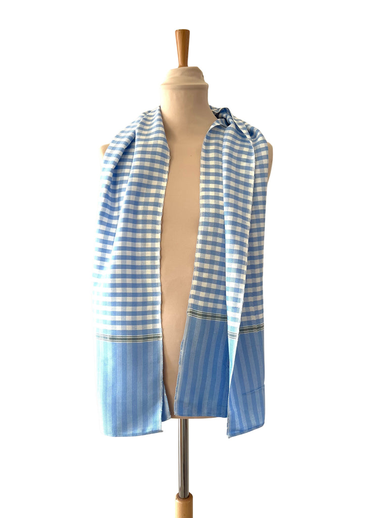 Le Krama Pop Turquoise dans son écrin en feuille de palmier - Homme