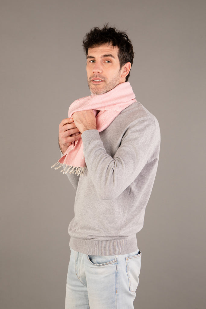 Le Petit Krama Chaud Rose Clair dans son écrin en feuille de palmier - Homme