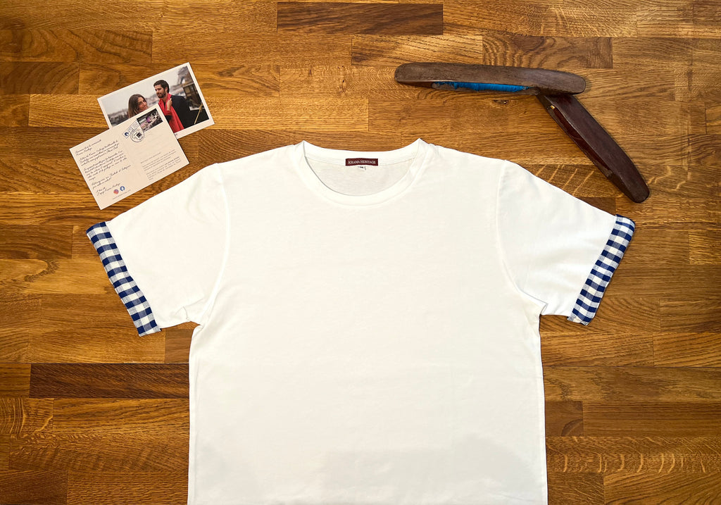 Le T-shirt Krama Bleu - Homme